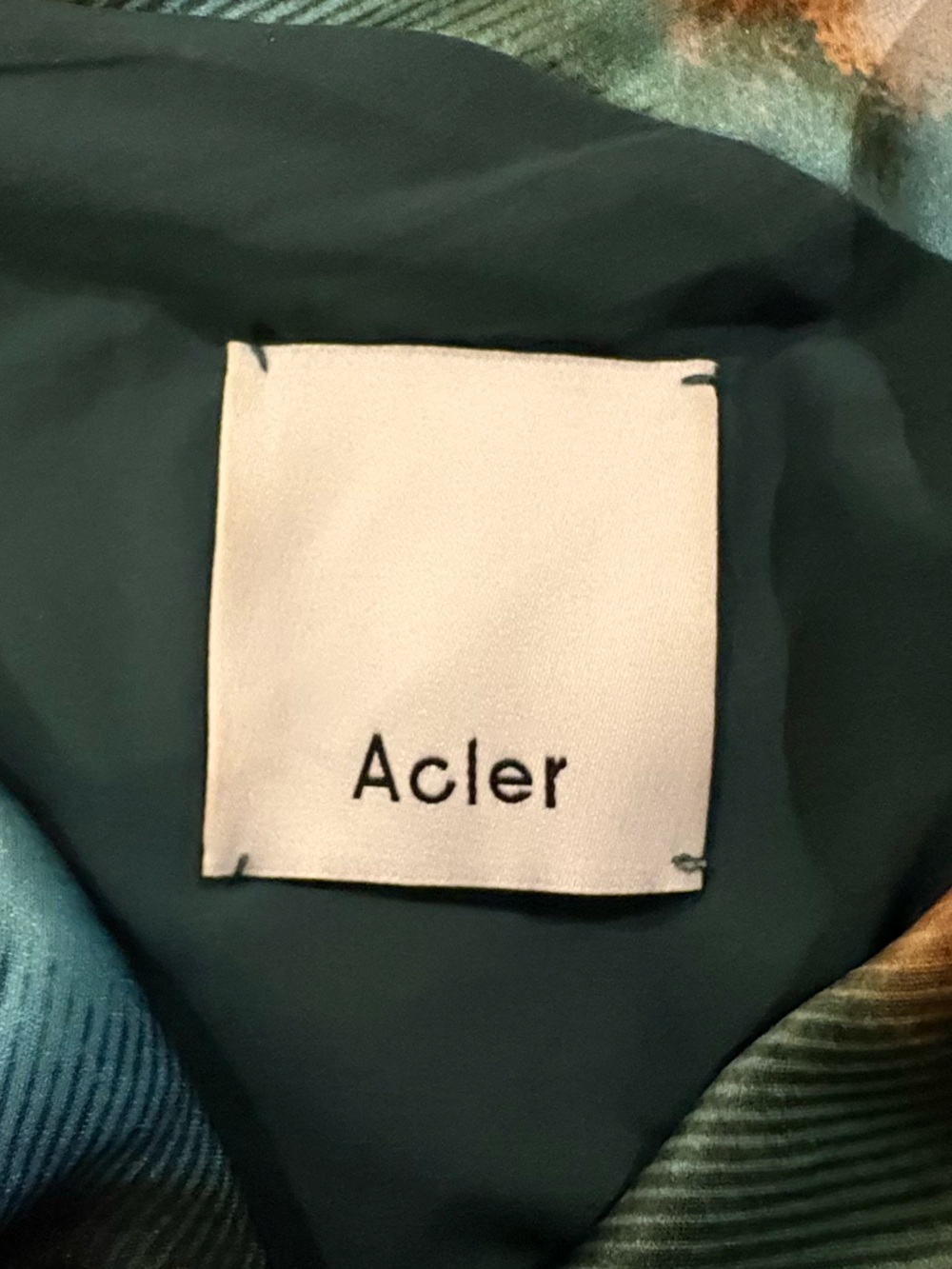 Acler Teal One-Shoulder Satin Dress - Picture 7 of 11